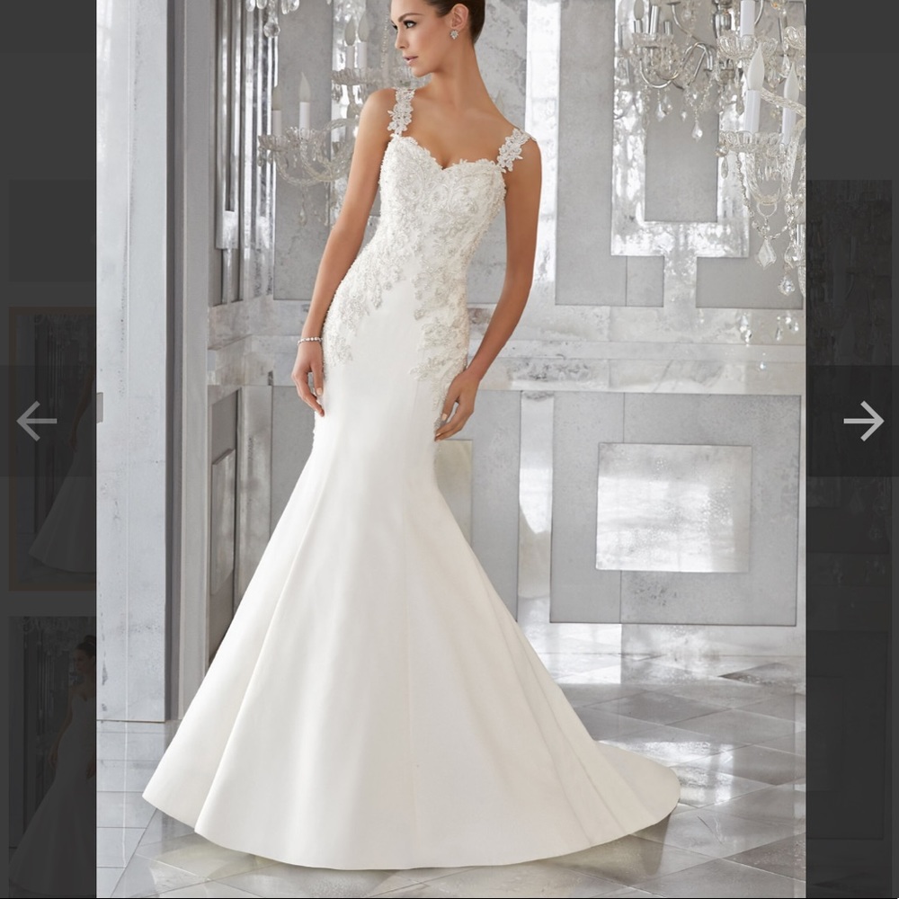 MORILEE Mori Lee BLU MADELINE GARDNER Maris Wedding Dress 6 - Picture 1 of 7